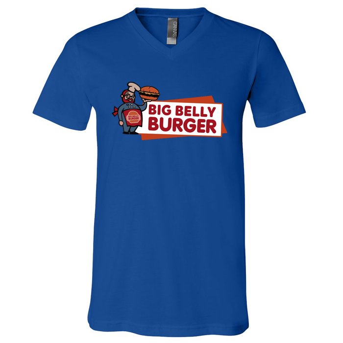 Sol Rodriguez Big Belly Burger V-Neck T-Shirt