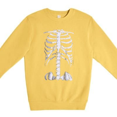 Skeleton Rib Cage Premium Crewneck Sweatshirt