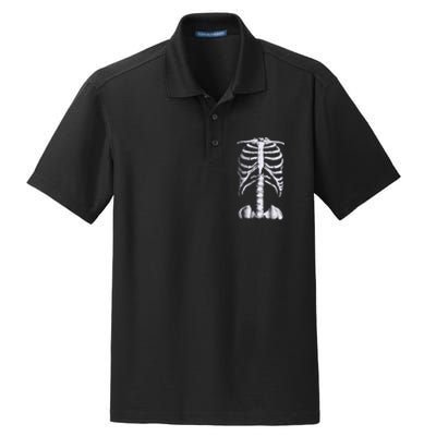 Skeleton Rib Cage Dry Zone Grid Polo