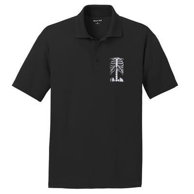 Skeleton Rib Cage PosiCharge RacerMesh Polo