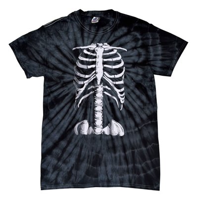 Skeleton Rib Cage Tie-Dye T-Shirt