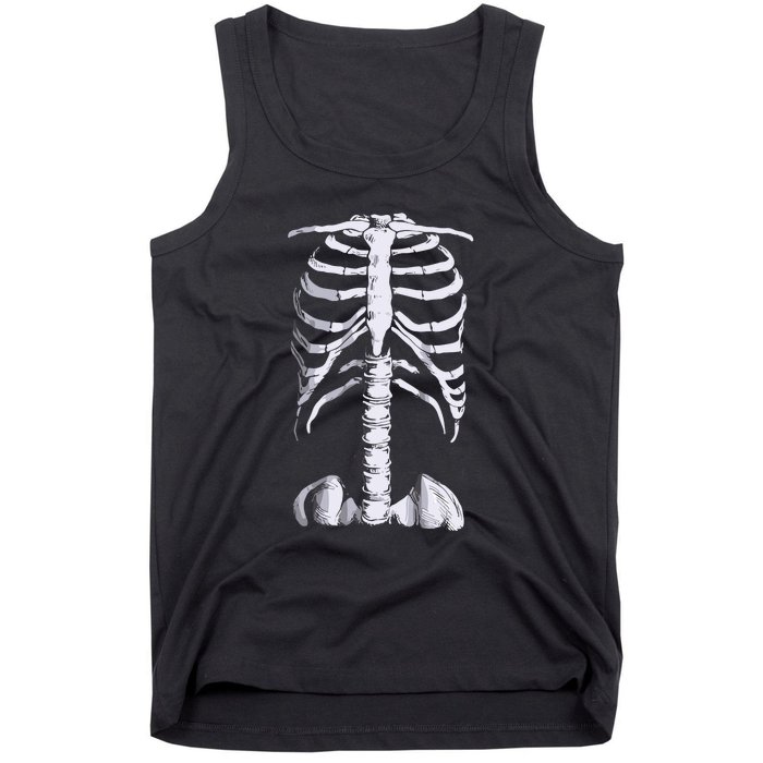 Skeleton Rib Cage Tank Top