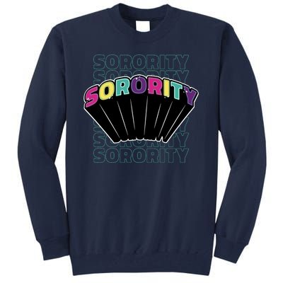 Sorority Retro Colorful Tall Sweatshirt