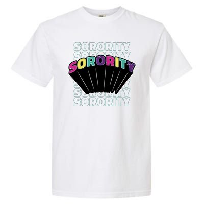 Sorority Retro Colorful Garment-Dyed Heavyweight T-Shirt