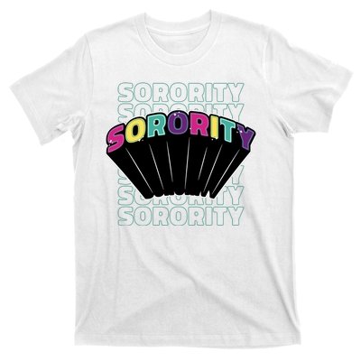 Sorority Retro Colorful T-Shirt