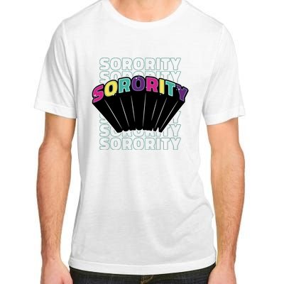 Sorority Retro Colorful Adult ChromaSoft Performance T-Shirt