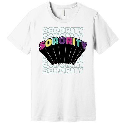 Sorority Retro Colorful Premium T-Shirt