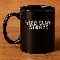 Strays Red Clay 11oz C Handle Ceramic Mug