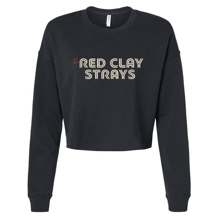 Strays Red Clay Cropped Pullover Crew