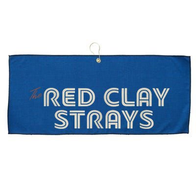 Strays Red Clay Large Microfiber Waffle Golf Towel