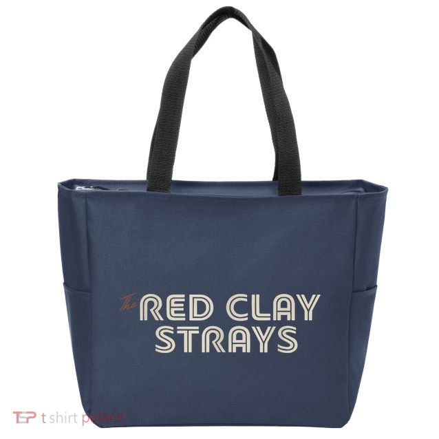Strays Red Clay Zip Tote Bag