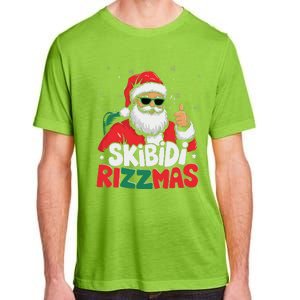 Skibid.I Rizzmas Christmas Santa Claus Merry Rizz Mas Sigmas Adult ChromaSoft Performance T-Shirt