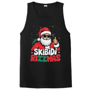 Skibid.I Rizzmas Christmas Santa Claus Merry Rizz Mas Sigmas PosiCharge Competitor Tank