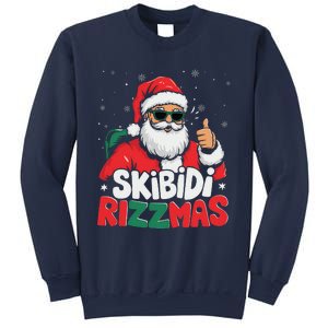 Skibid.I Rizzmas Christmas Santa Claus Merry Rizz Mas Sigmas Sweatshirt