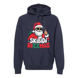 Skibid.I Rizzmas Christmas Santa Claus Merry Rizz Mas Sigmas Premium Hoodie