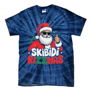 Skibid.I Rizzmas Christmas Santa Claus Merry Rizz Mas Sigmas Tie-Dye T-Shirt