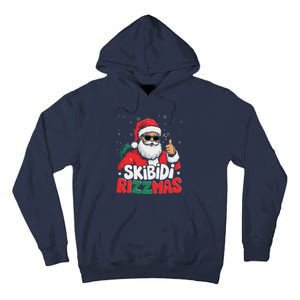 Skibid.I Rizzmas Christmas Santa Claus Merry Rizz Mas Sigmas Tall Hoodie