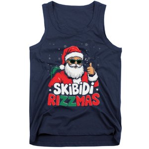 Skibid.I Rizzmas Christmas Santa Claus Merry Rizz Mas Sigmas Tank Top