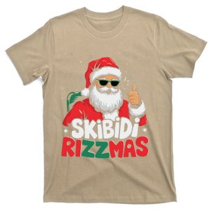 Skibid.I Rizzmas Christmas Santa Claus Merry Rizz Mas Sigmas T-Shirt