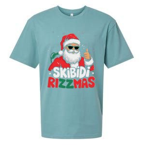 Skibid.I Rizzmas Christmas Santa Claus Merry Rizz Mas Sigmas Sueded Cloud Jersey T-Shirt