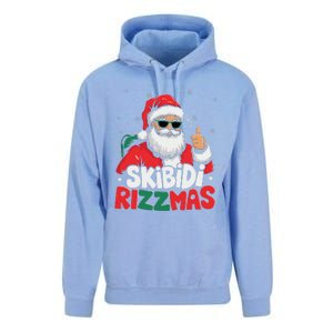 Skibid.I Rizzmas Christmas Santa Claus Merry Rizz Mas Sigmas Unisex Surf Hoodie