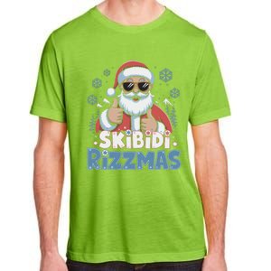 Skibid.I Rizzmas Christmas Santa Claus Merry Rizz Mas Sigmas Adult ChromaSoft Performance T-Shirt