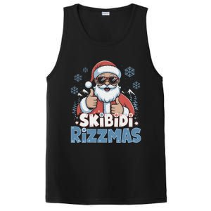 Skibid.I Rizzmas Christmas Santa Claus Merry Rizz Mas Sigmas PosiCharge Competitor Tank