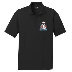 Skibid.I Rizzmas Christmas Santa Claus Merry Rizz Mas Sigmas PosiCharge RacerMesh Polo