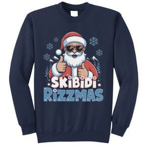 Skibid.I Rizzmas Christmas Santa Claus Merry Rizz Mas Sigmas Sweatshirt