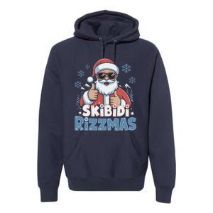 Skibid.I Rizzmas Christmas Santa Claus Merry Rizz Mas Sigmas Premium Hoodie