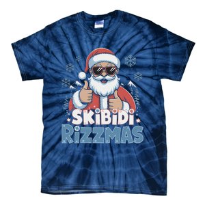 Skibid.I Rizzmas Christmas Santa Claus Merry Rizz Mas Sigmas Tie-Dye T-Shirt