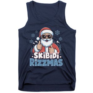 Skibid.I Rizzmas Christmas Santa Claus Merry Rizz Mas Sigmas Tank Top