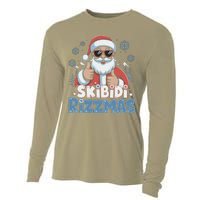 Skibid.I Rizzmas Christmas Santa Claus Merry Rizz Mas Sigmas Cooling Performance Long Sleeve Crew