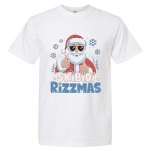 Skibid.I Rizzmas Christmas Santa Claus Merry Rizz Mas Sigmas Garment-Dyed Heavyweight T-Shirt