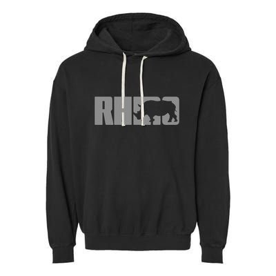 Save Rhino Clothing Rhino Rhinoceros Garment-Dyed Fleece Hoodie