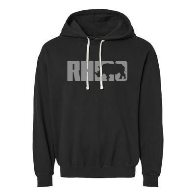 Save Rhino Clothing Rhino Rhinoceros Garment-Dyed Fleece Hoodie