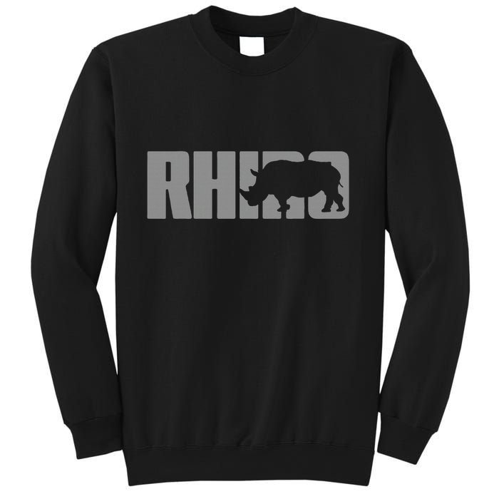 Save Rhino Clothing Rhino Rhinoceros Sweatshirt