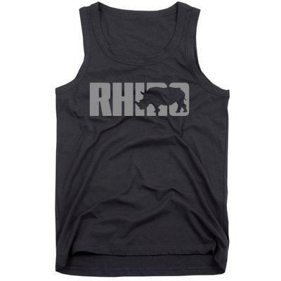 Save Rhino Clothing Rhino Rhinoceros Tank Top