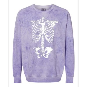 Skeleton Rib Cage Colorblast Crewneck Sweatshirt