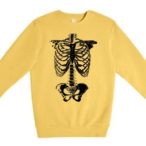 Skeleton Rib Cage Premium Crewneck Sweatshirt