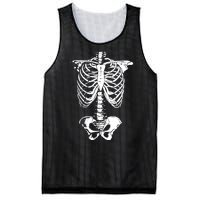 Skeleton Rib Cage Mesh Reversible Basketball Jersey Tank