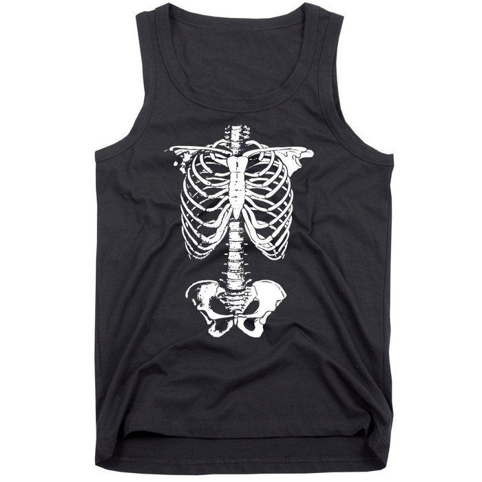 Skeleton Rib Cage Tank Top