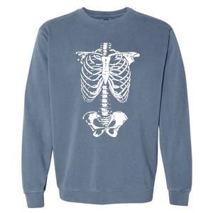 Skeleton Rib Cage Garment-Dyed Sweatshirt