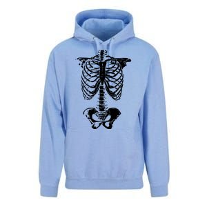 Skeleton Rib Cage Unisex Surf Hoodie