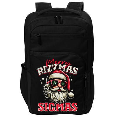 Skibid.I Rizzmas Christmas Rizz Santa Claus Charisma Cool Impact Tech Backpack