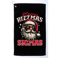 Skibid.I Rizzmas Christmas Rizz Santa Claus Charisma Cool Golf Towel