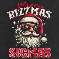 Skibid.I Rizzmas Christmas Rizz Santa Claus Charisma Cool Golf Towel