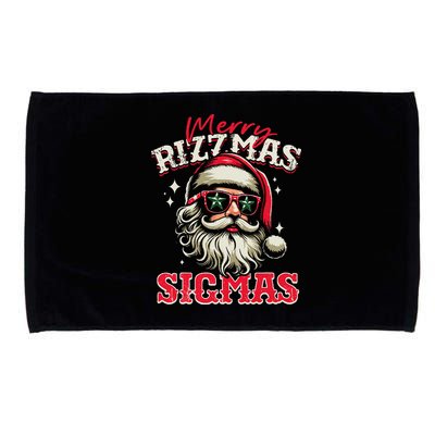 Skibid.I Rizzmas Christmas Rizz Santa Claus Charisma Cool Microfiber Hand Towel