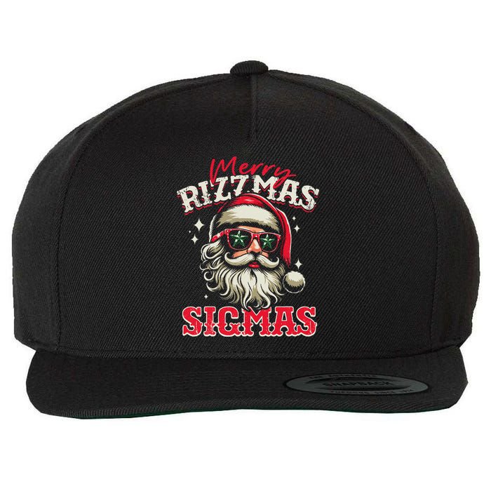 Skibid.I Rizzmas Christmas Rizz Santa Claus Charisma Cool Wool Snapback Cap