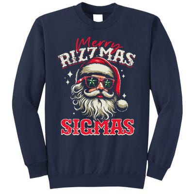 Skibid.I Rizzmas Christmas Rizz Santa Claus Charisma Cool Sweatshirt